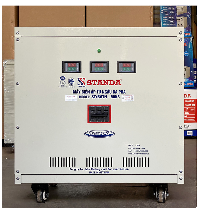 Biến áp standa 60kva 3 pha