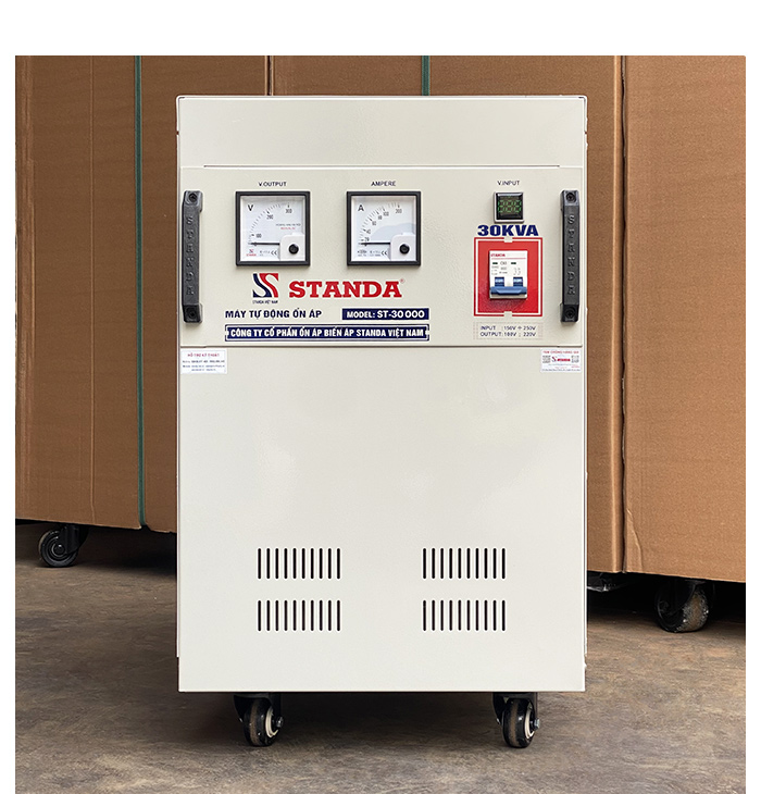 Ổn áp standa 30kva dây đồng 100%